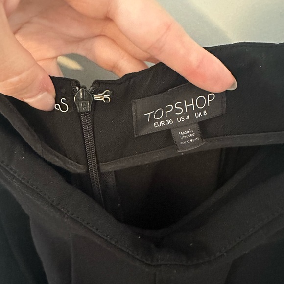 TopShop Wideleg Cropped DressPant - Picture 4 of 5